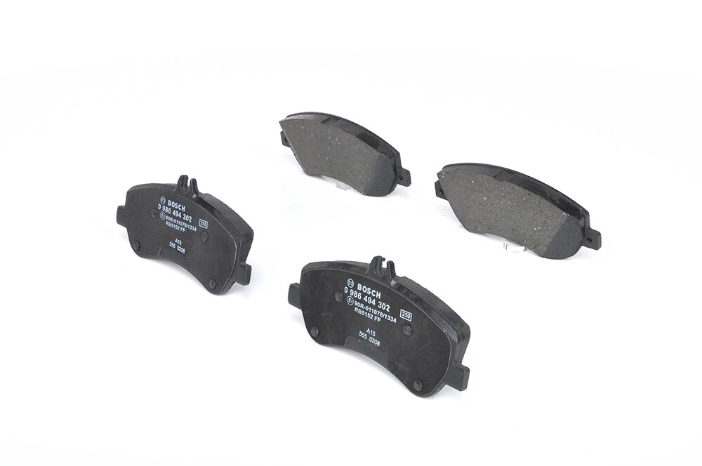 Plaquettes de frein Bosch BP1243 avec friction haute performance contre l'usure prématurée