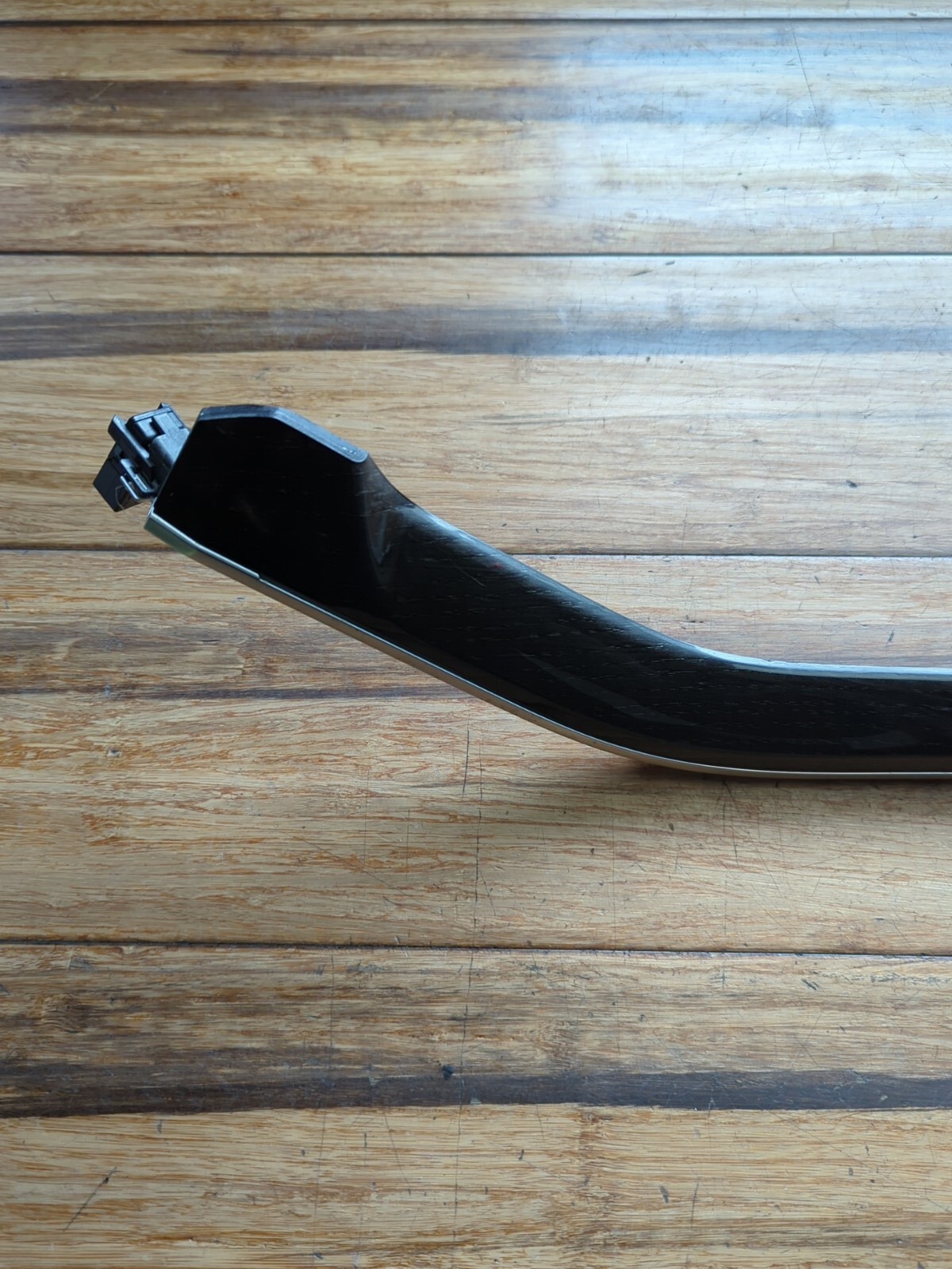 ?2019-2020 AUDI Q8 LHD LEFT CENTER CONSOLE ASH BLACK WOOD GRAIN 