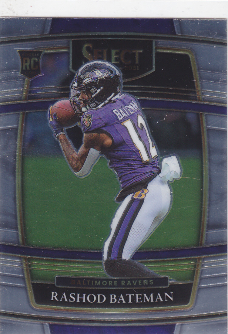 2021 Panini Select #55 Rashod Bateman Rookie