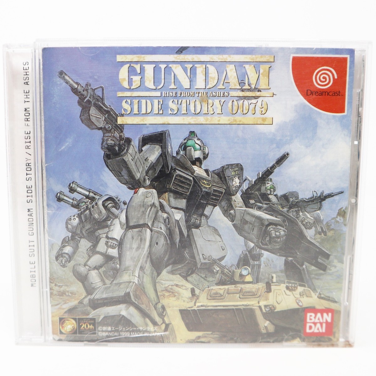 VINTAGE 1999 SEGA DREAMCAST GUNDAM SIDE STORY 0079 RISE FROM THE