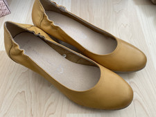 Marco Tozzi Pumps, gelb, Gr 38, guter Zustand, Komfortsohle
