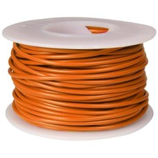 Wire, Weico, 24AWG Stranded, Top Coat Pre-Tinned, 300V, 50 ft, Orange, Set of 50