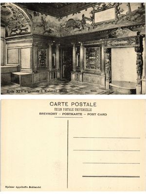 CPA AK KALMAR Slott Erik XIVs Gemak SWEDEN (417823)