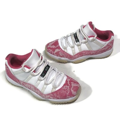 Nike Air Jordan 11 XI Retro Women's Size 10 Low Pink Snakeskin