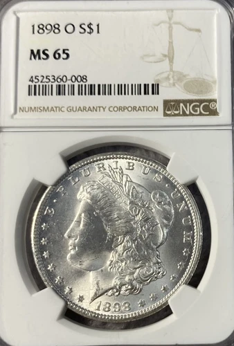 1898-O NGC MS65 Morgan Silver Dollar