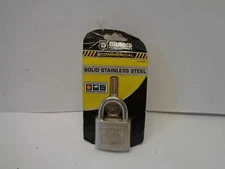 Brinks Solid Stainless Steel Commercial Grade Padlock P/N 672-50811 