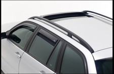 Für Nissan Qashqai/+2 07-13 ClimAir Windabweiser vorne u hinten 3520 4135 rauch