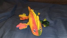 Stuffins Tye Dye Lizard Plush 1997