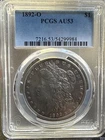 1892-O Morgan Silver Dollar PCGS AU53 Better Date Nice Luster Nice Coin!