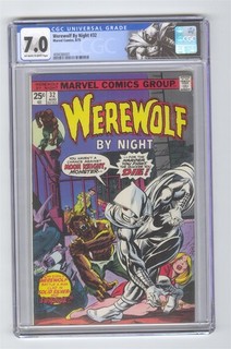 Werewolf By Night #32 CGC 7.0 Comic 1st Moon Knight Don Perlin High Grade Bronze