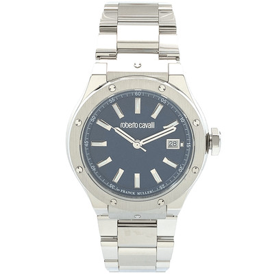 roberto cavalli by FRANCK MULLER RV1G236M0071 Jessie Japan Ltd Blue 10ATM NEW