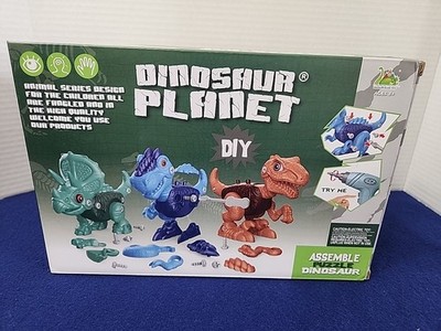 Dinosaur Planet 3 Pack DIY Building Kit STEM Toy  NEW in BOX Ages 3+