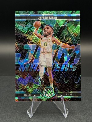 2024-25 Panini Mosaic - Jam Masters Jayson Tatum #15 Ice Mosaic Prizm /125
