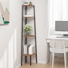 Estantería de Esquina Estante de Almacenaje Librería Mueble para Salón vidaXL