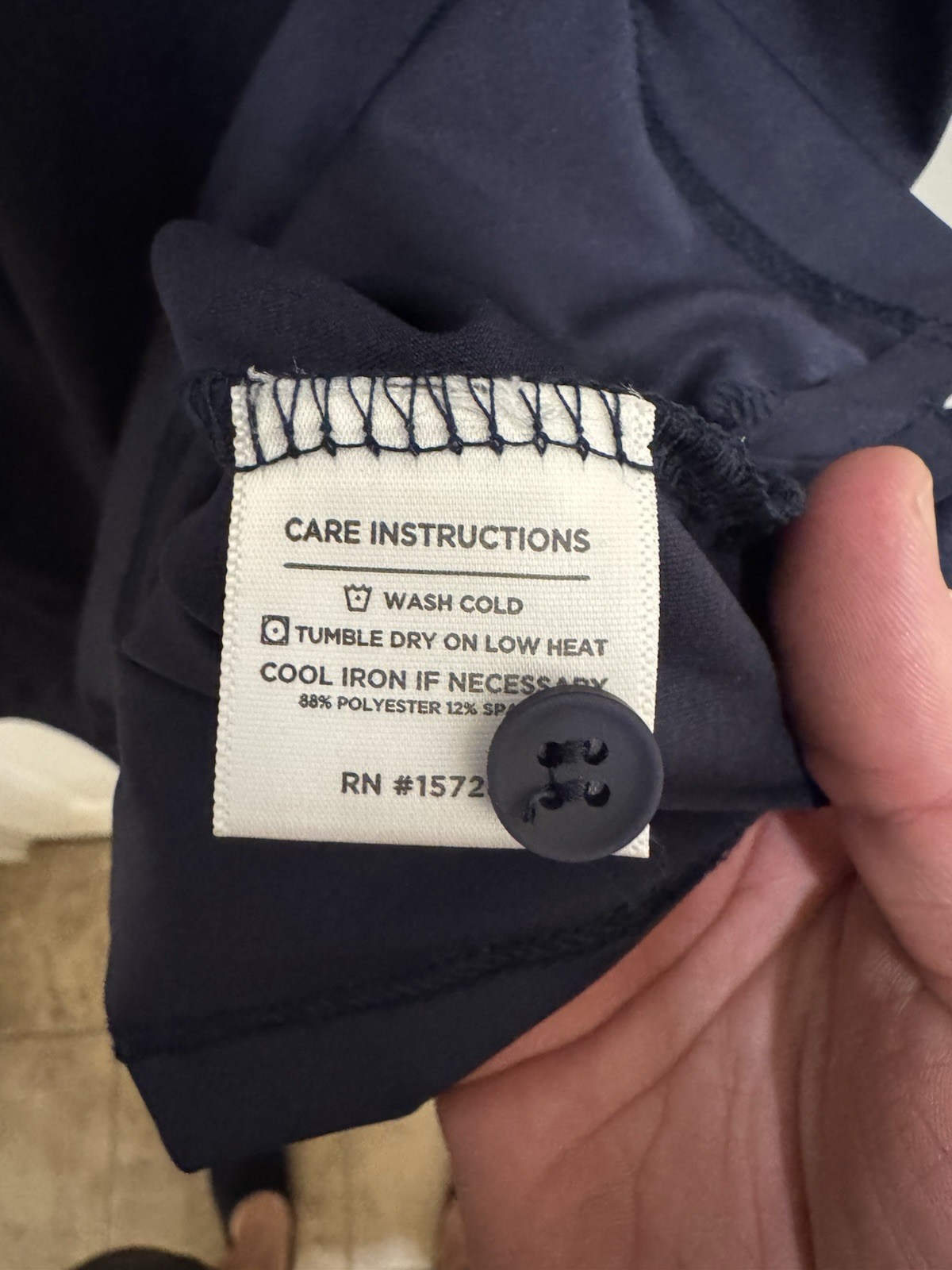 Mizzen Main Medium Classic Navy Versa SS Polo New With Tags Golf Dress Logo