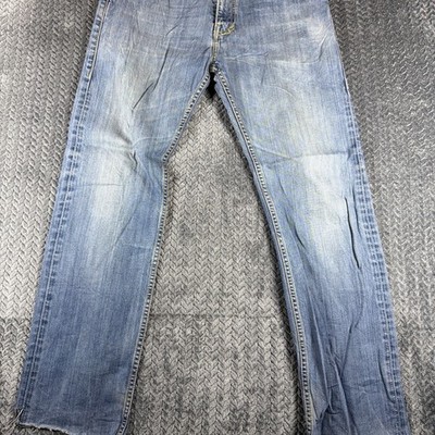 Vintage Levis 504 Jeans Mens 33X34Blue Medium Wash Denim Straight Leg
