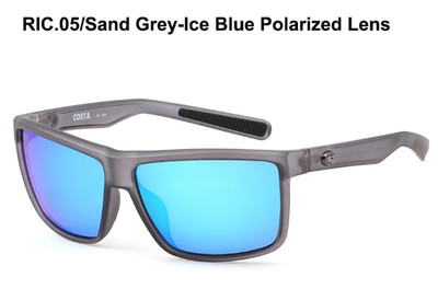 Costa Del Mar Tuna Alley Grey-lce Blue PolarizedLens Sunglasses