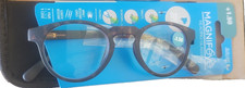 Magnifeye Reading Glasses 1.50 Round Tortoise 86929-14-2 Blue Light Protection