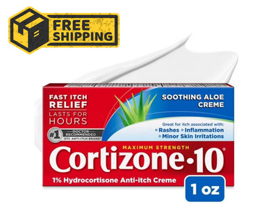 Cortizone 10 Maximum Strength Soothing Aloe Anti-Itch Creme - 1 oz