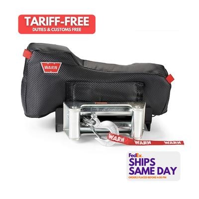 Warn 102641, One Classics Winch Cover Vinyl Black High Performance & Racing Part