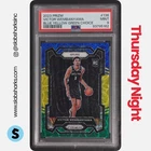 2023 PANINI PRIZM #136 VICTOR WEMBANYAMA CHOICE BLUE YELLOW GREEN ROOKIE PSA 9