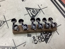 Grover Mini Rotomatic In Line Tuners Tuning Keys Chrome Right