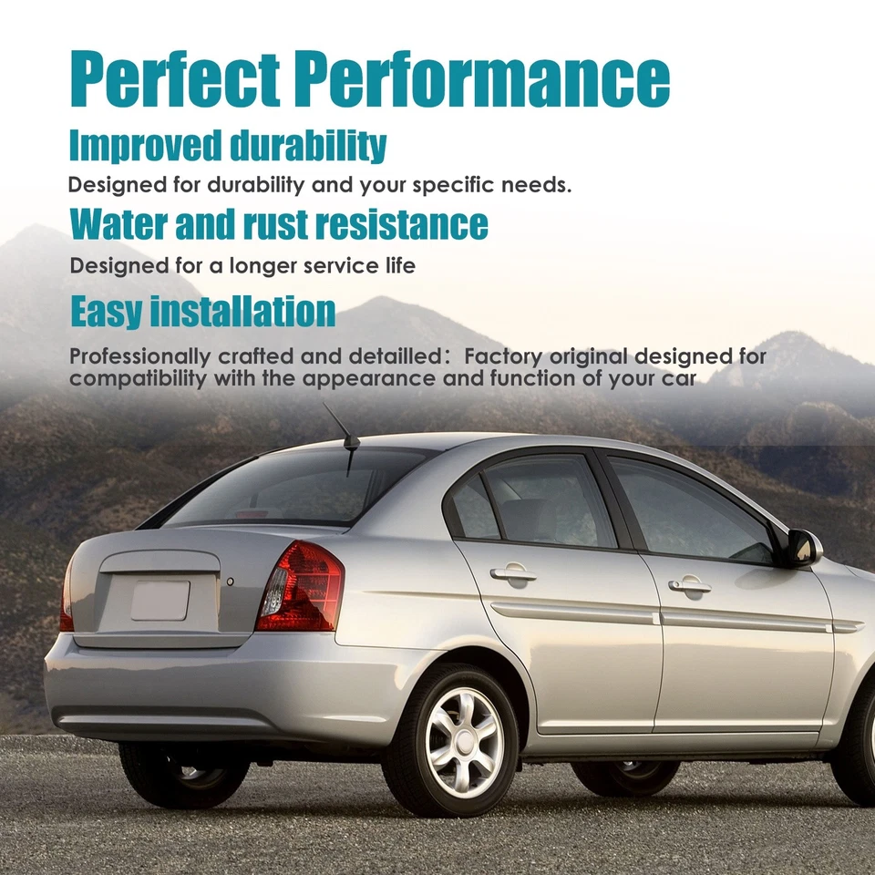 Rear Bumper For 2006-2011 Hyundai Accent Plastic 86611-1E000 - Image 4 of 4