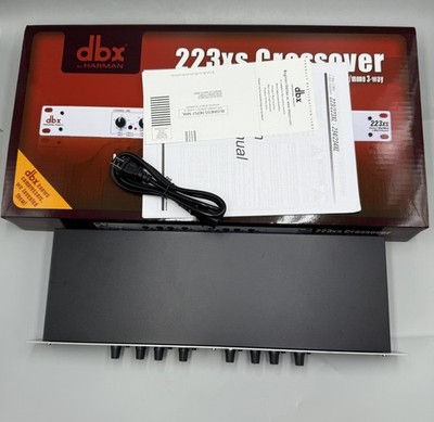 DBX 223XS Stereo 2-Way/Mono 3-Way with XLR Connectors Crossover