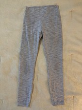 Lululemon Grey, White, Black Leggings, Size 4, Excellent Condition 
