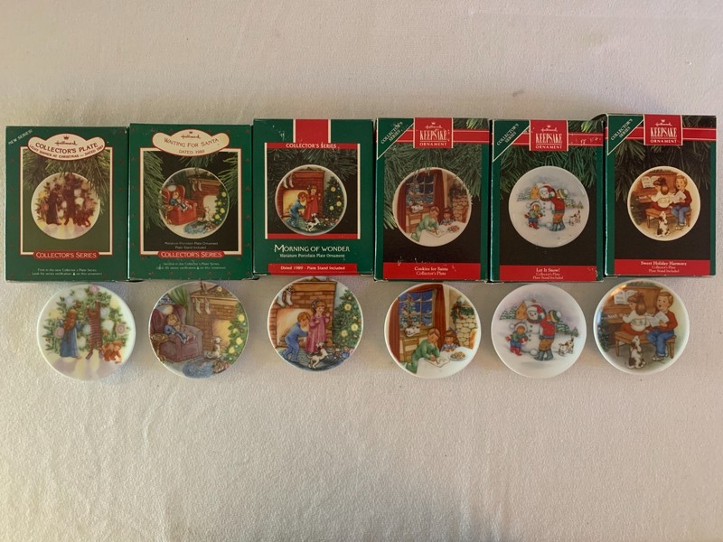 Hallmark Collector's Plate Series - 1987-1992 - (6)