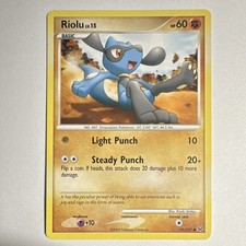 Pokémon Riolu 60HP Common Platinum Regular 91/127 2009 English on eBay