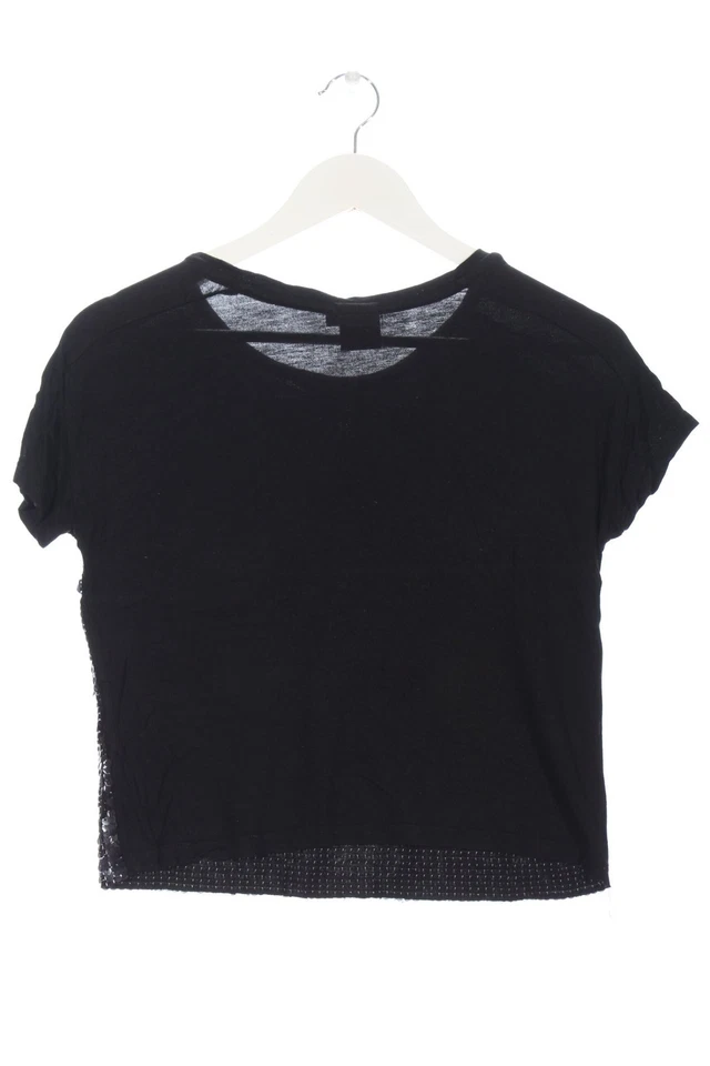 DISNEY Blouse brillante Dames Blouse T EU 32 noir-blanc style décontracté - Photo 2/4