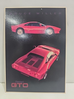 Postcard Ferrari GTO Print Photo by Bruce Miller AutoBahn Graphics 5X7