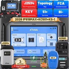 2026 XTOOL IP919MAX KC501 KS-1 Car IMMO Key P...