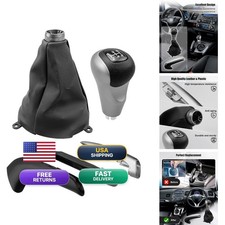 AUGREX 5 Speed Manual Gear Shift Knob Set Fit For Honda Civic 2006-2011