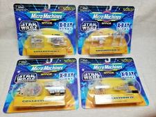 Micro Machines Star Wars X-Ray Fleet Set I–IV (1995) NIB – Lot of 4 Galoob -VTG