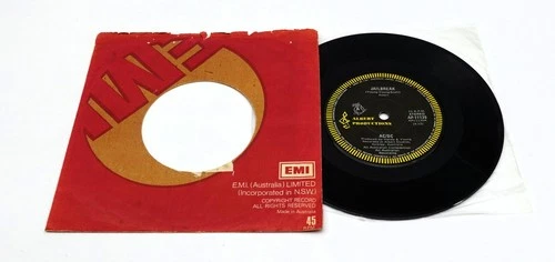 AC/DC Jailbreak / Fling Thing 7" 1976 Black Roo Vinyl Record Aussie 1st Press