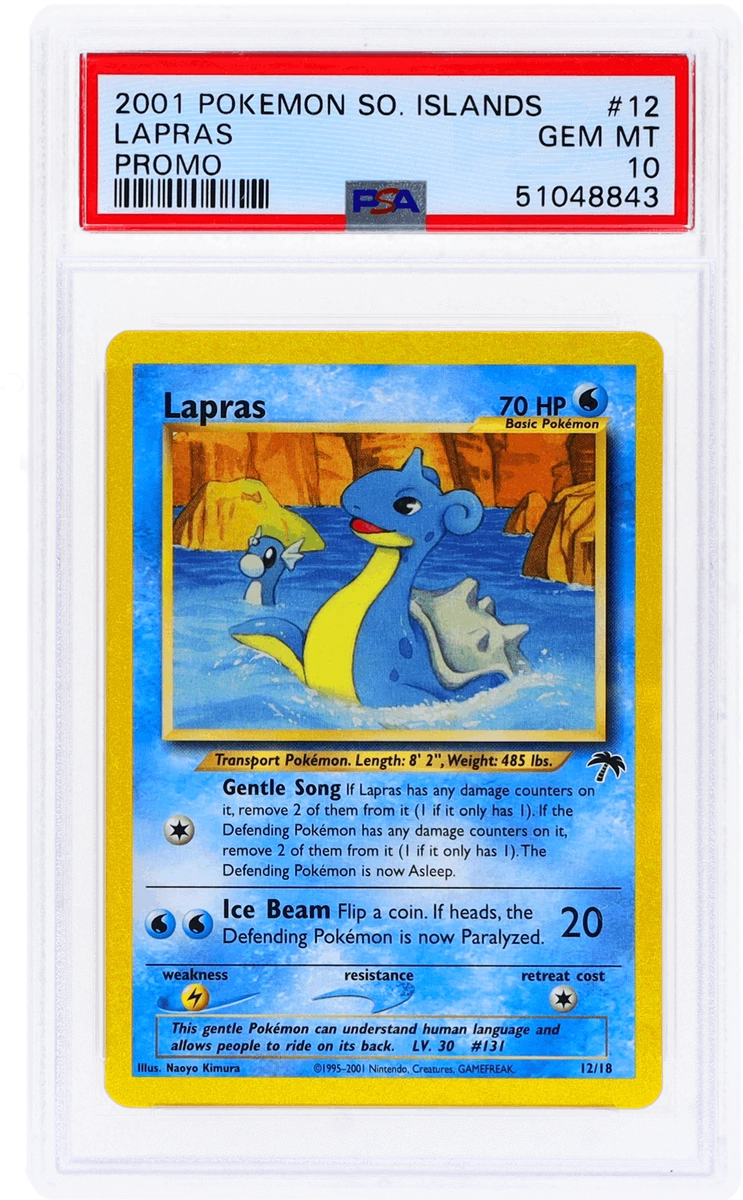 Lapras Pokémon TCG Professional Sports Authenticator (PSA) Grade