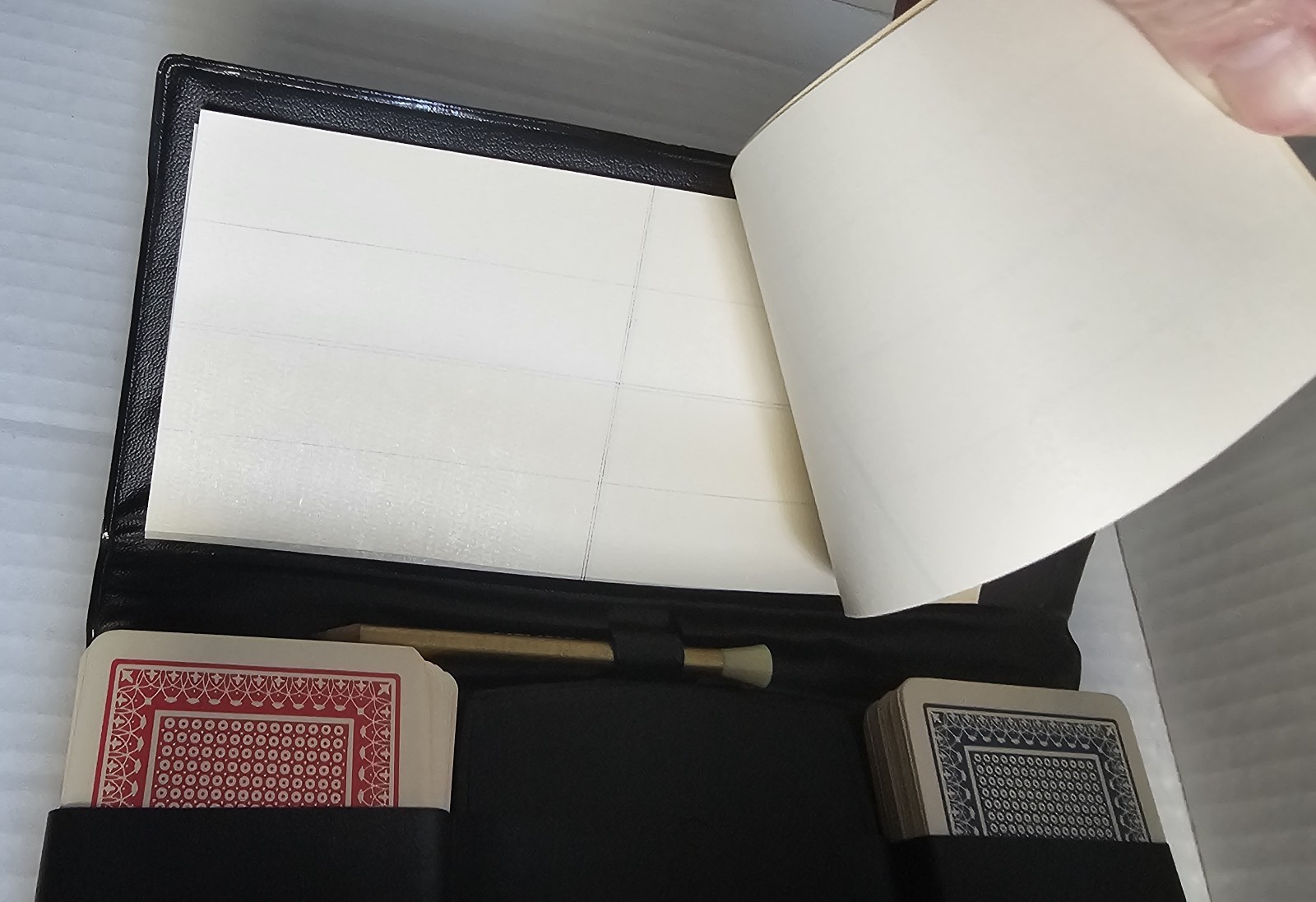 Vintage Mid Century Travel Card Game Set