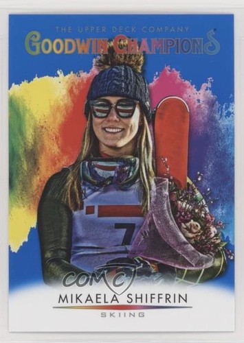 2021 Upper Deck Goodwin Champions Splash of Color Royal Blue Mikaela Shiffrin