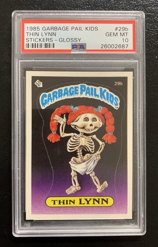 1985 Garbage Pail Kids OS1 Thin Lynn 29b PSA 10 GEM MINT-RARE GLOSSY AWARD!! TWT