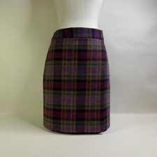   Brooks Brothers Vintage Wool Plaid Skirt - Cozy Preppy Winter Style, Size 2/XS/