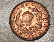 1976 Colombia 5 Centavos