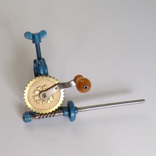 Antique And. Mattson Mora Sweden No. II Bobbin Winder Patent Brass Gear Textile