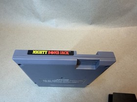 Mighty Bomb Jack (Nintendo NES) Caja, Manual, Solo Juego | *Tiene Ropa Cosm&eacute;tica*