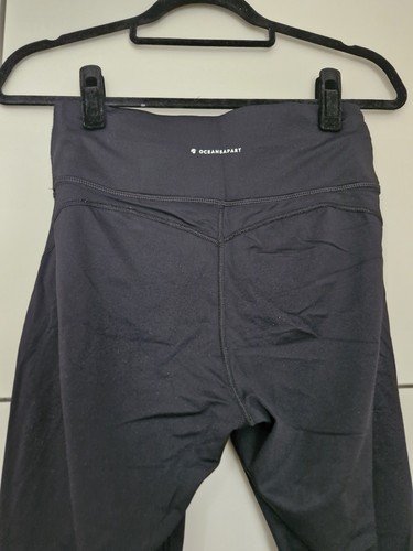 Oceansapart Damen Leggings Schwarz Sport Fitness Running Gym Training Gr. M Neu - Afbeelding 10 van 14