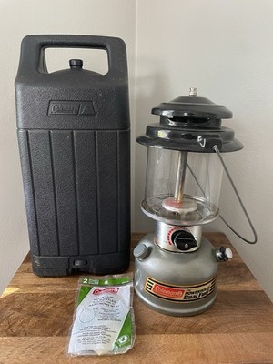 Coleman Model 295 Dual Fuel Powerhouse Lantern with Case - Tested Working