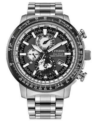 Citizen Promaster Pilot Geo Trekker GMT Radio Control Eco-Drive BY3006-53H NEW