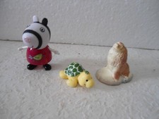 Peppa Pig Zebra + new ray 1994 Seehund + NICI Schildkröte sammelfigur