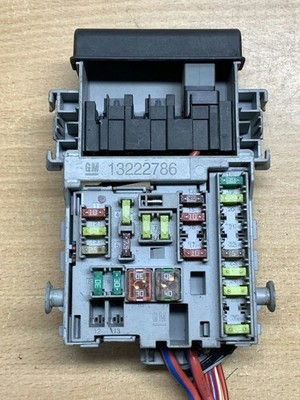 Vauxhall Astra J 2011 Fuse Box 13222786